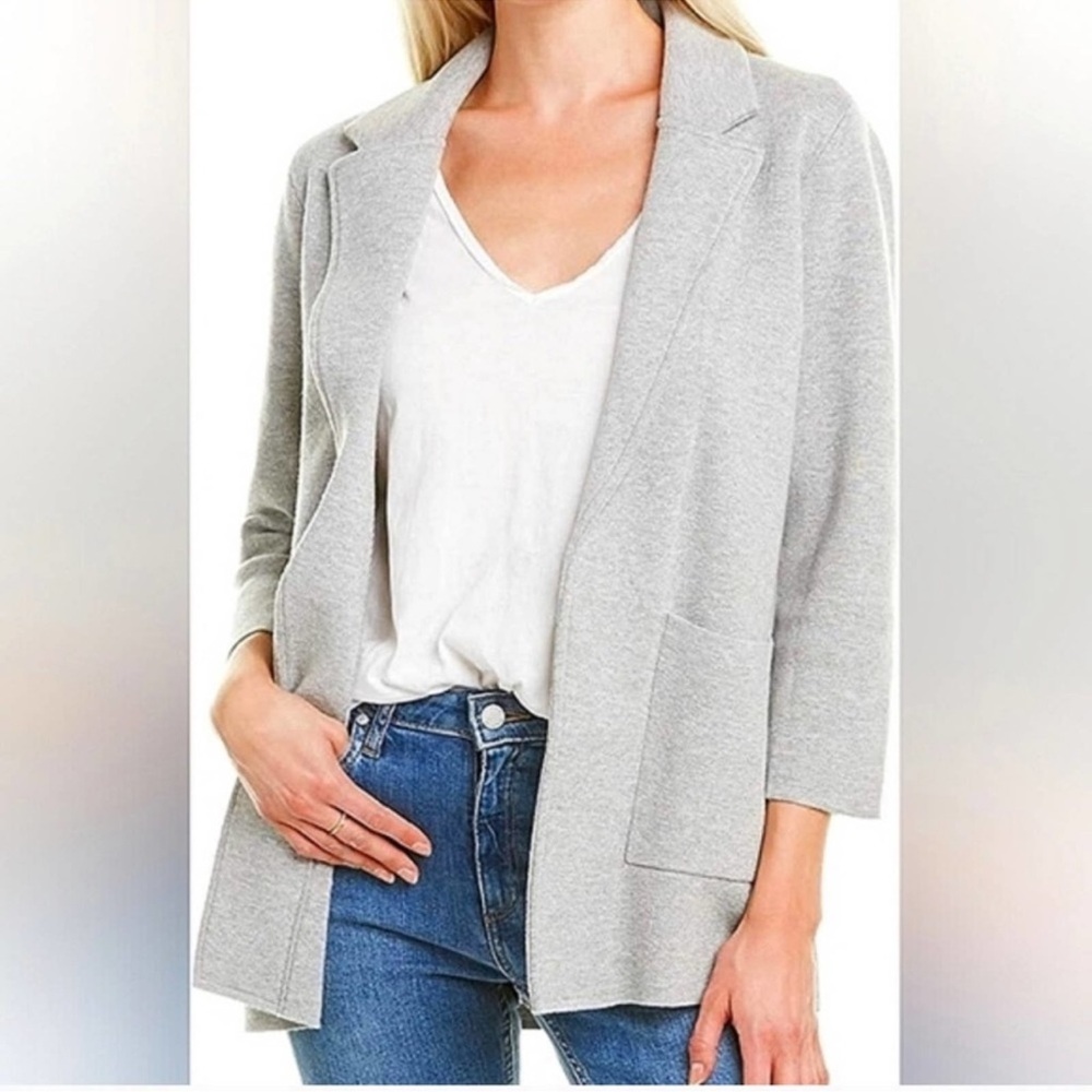 J. Crew Sophie Open Front Blazer in Gray - Size XS
